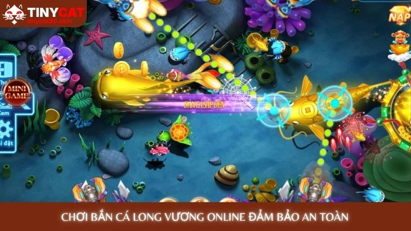 Bắn cá Long Vương - Bí kíp săn rồng vàng, nổ hũ cực lớn 4 Chơi Bắn cá Long vương online đảm bảo an toàn