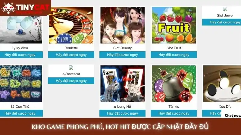 Kho game phong phú, HOT hit được cập nhật đầy đủ Kho game phong phú, HOT hit được cập nhật đầy đủ