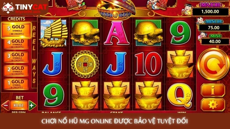 Nổ hũ MG - Game slot chuẩn Âu Mỹ, tỷ lệ thắng cao nhất 4 Chơi nổ hũ MG online được bảo vệ tuyệt đối