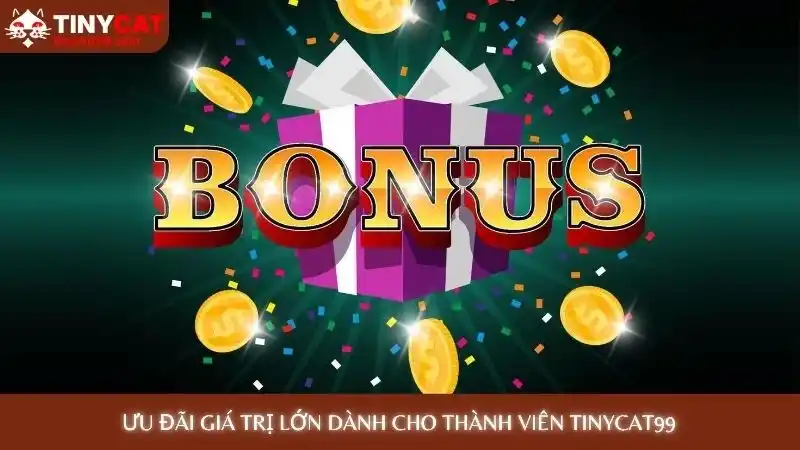 Ưu đãi giá trị lớn dành cho thành viên Tinycat99 Ưu đãi giá trị lớn dành cho thành viên Tinycat99